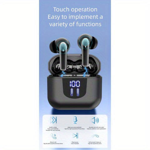 Căști wireless LAN XUN, căști intraauriculare wireless 5.3,