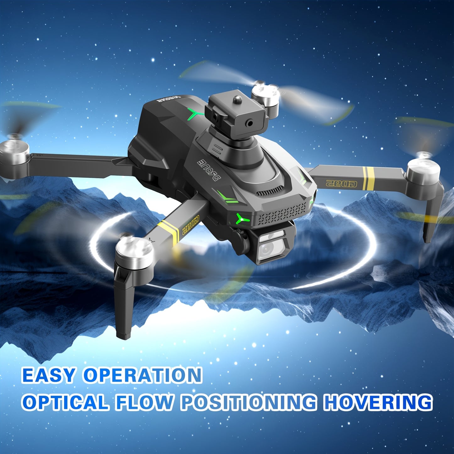 Drona Quadcopter GD95, Drona Pliabilă, Drona cu Cameră 480P, cu Selfie