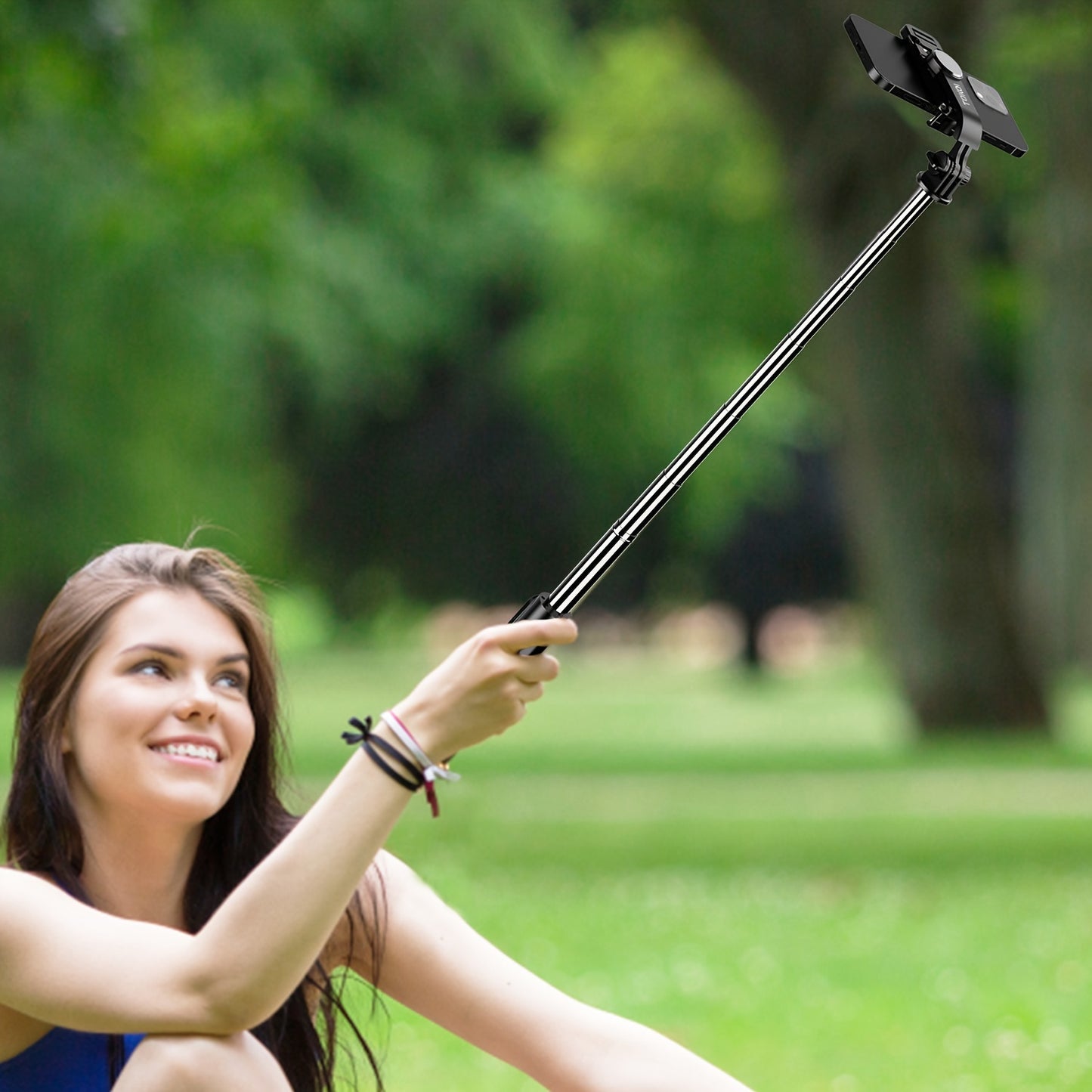 Stick selfie extensibil pentru telefon mobil de 40