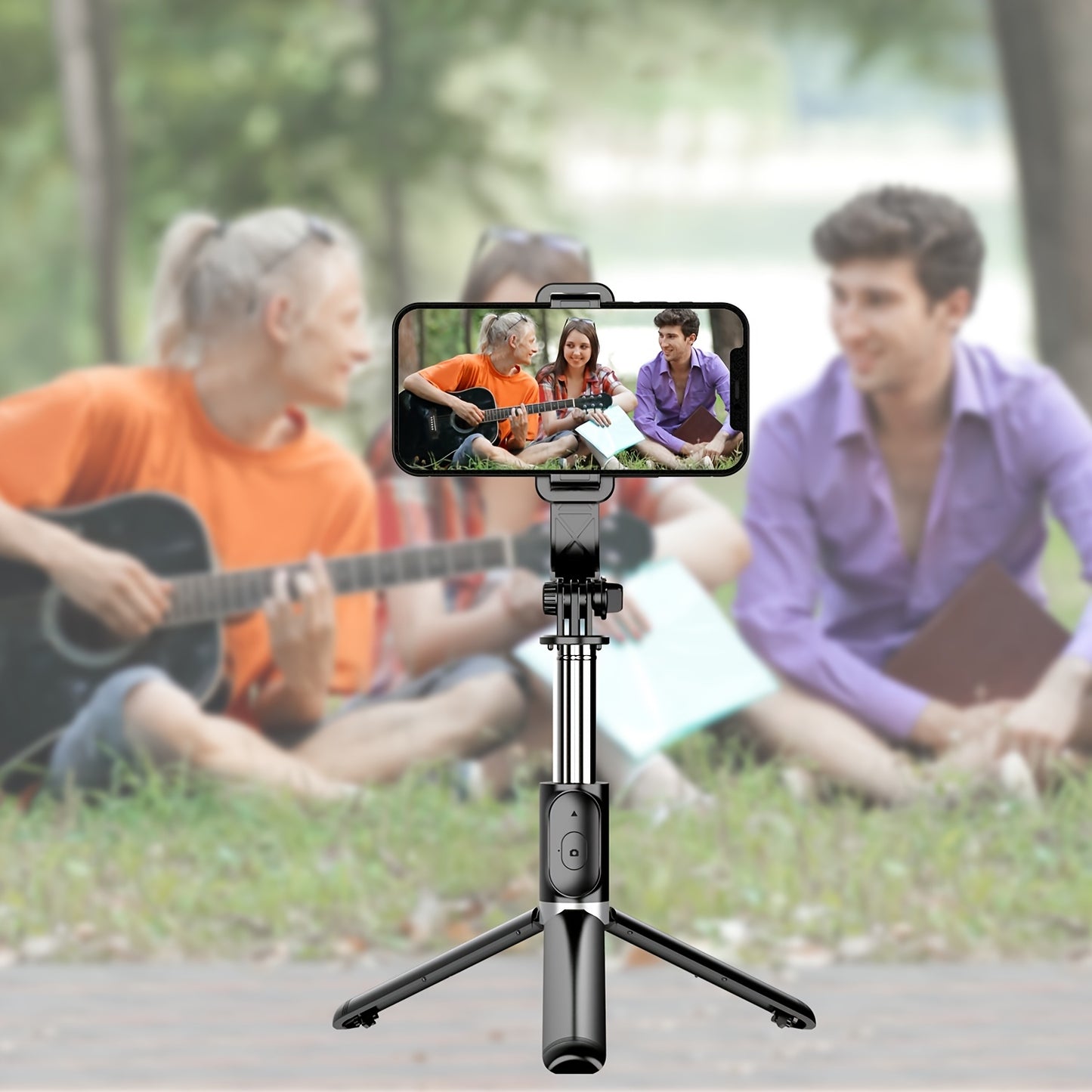 Stick selfie extensibil pentru telefon mobil de 40
