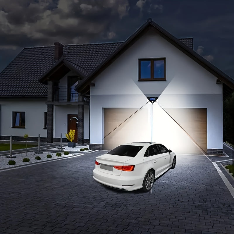 Lumini solare de exterior, Lumini solare cu senzor de mișcare cu 100 LED-uri