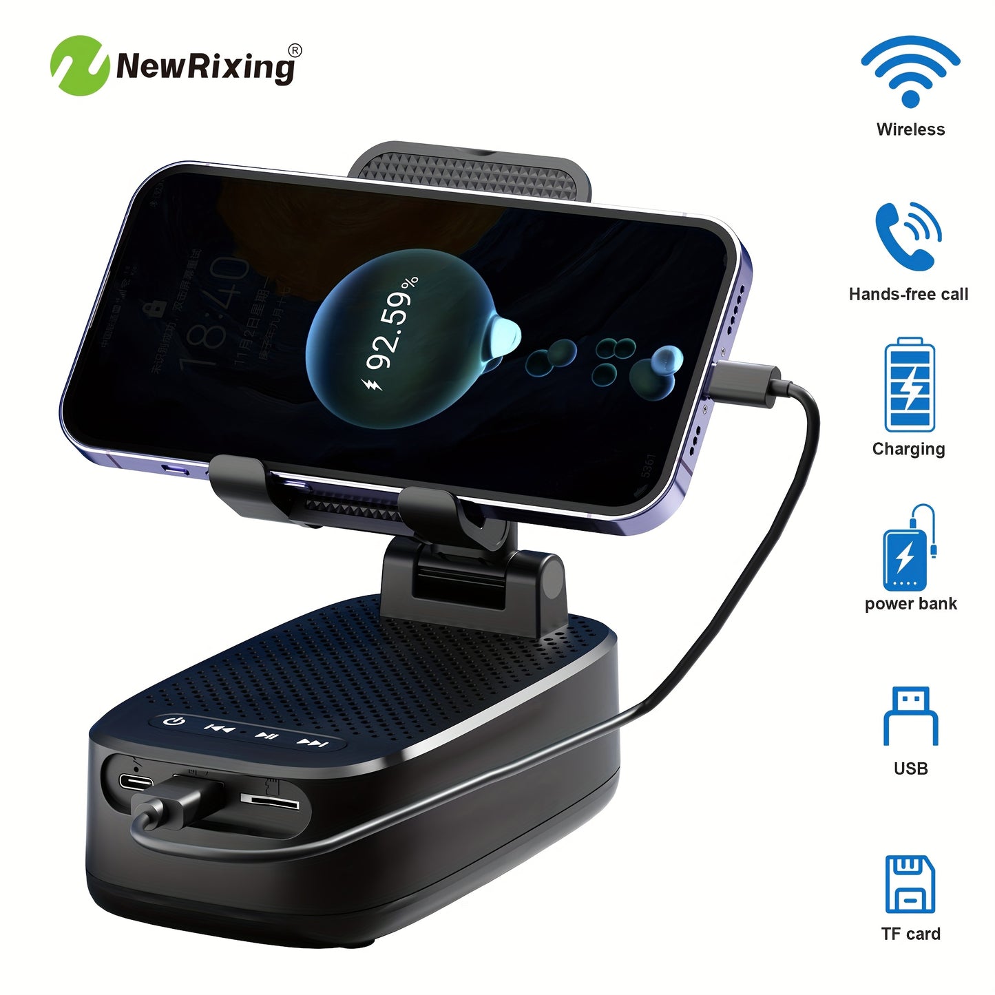 Boxă wireless NewRixing de 6 W